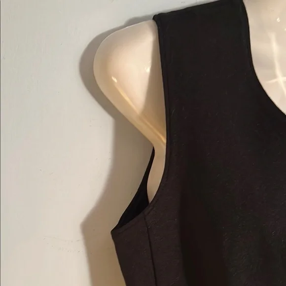 Elegant Black Button Up Women's Vest size 8 - Picture 10 of 14